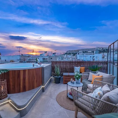 Topfloor Getaway Balcony&Hot Tub+Acropolis View Athens Exterior photo