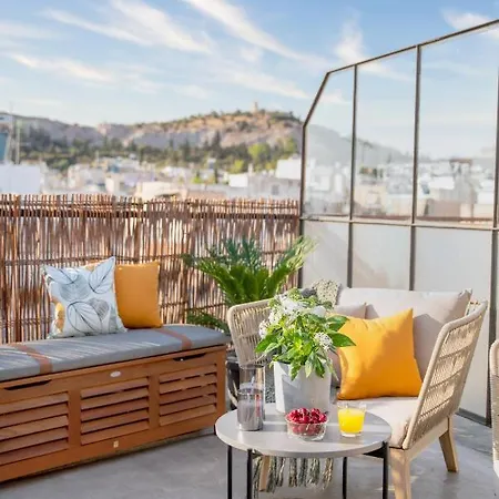 Topfloor Getaway Balcony&Hot Tub+Acropolis View Athens Exterior photo