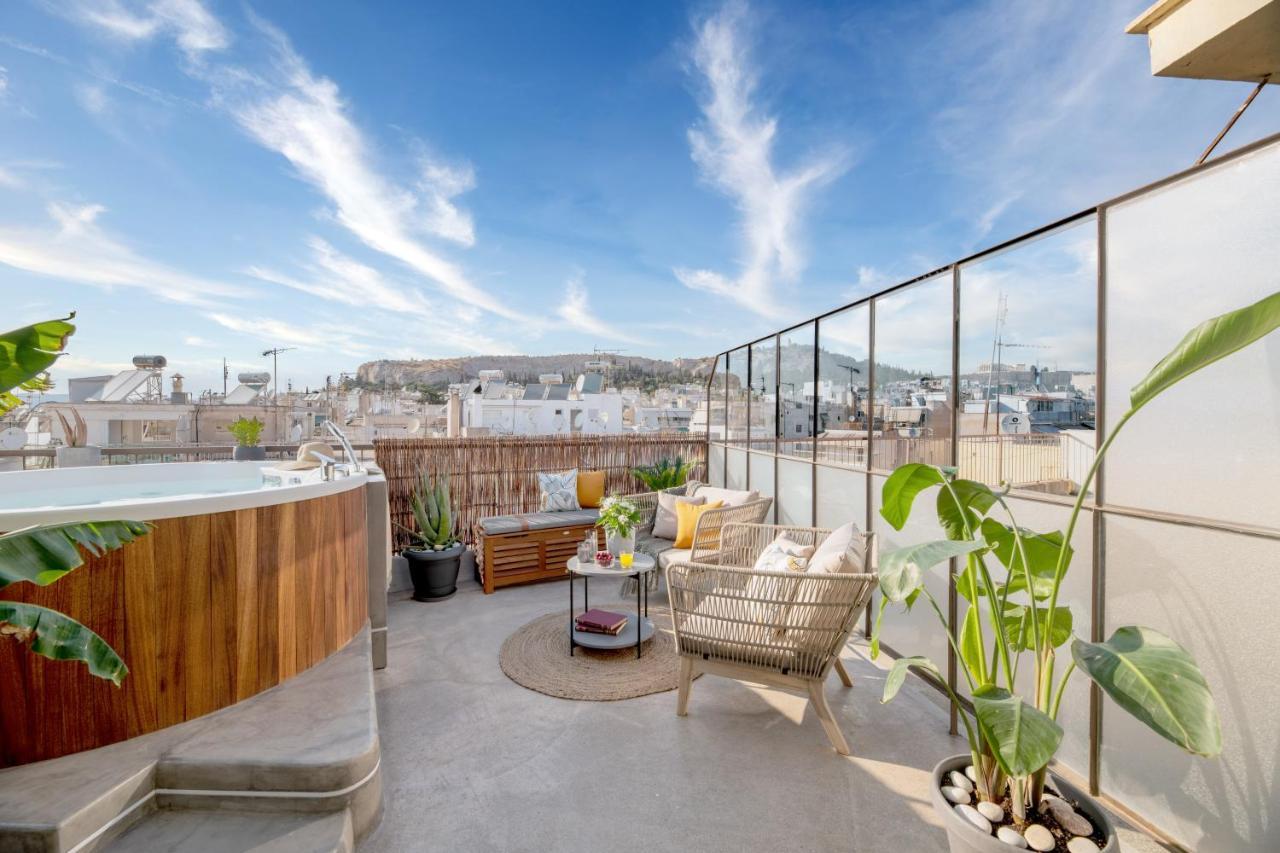 Topfloor Getaway Balcony&hot Tub+acropolis View Apartment *
