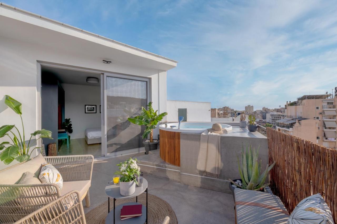 Apartment Topfloor Getaway Balcony&hot Tub+acropolis View