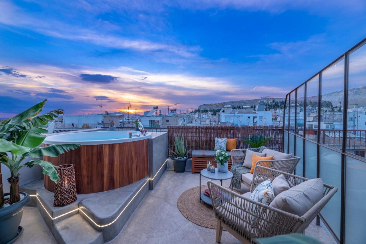 Apartment Topfloor Getaway Balcony&hot Tub+acropolis View *